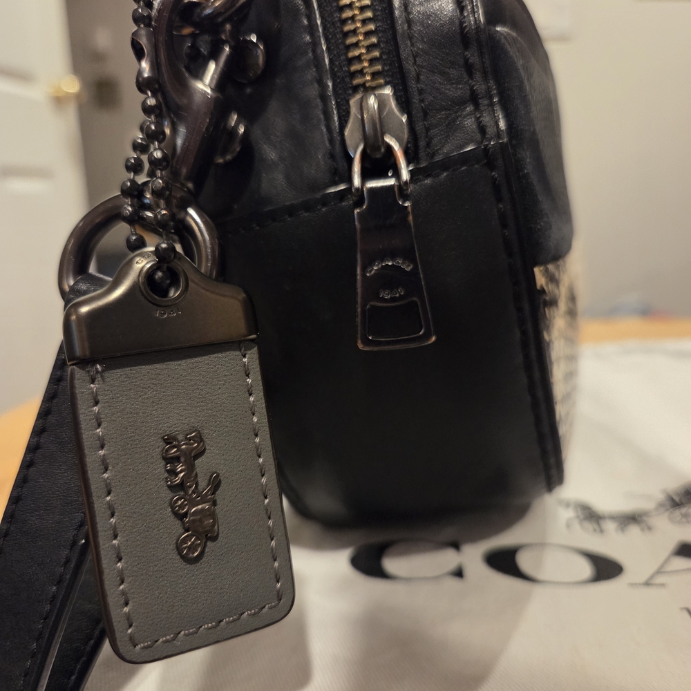 Coach 1941 Canteen Crossbody Bag With Patchwork And Snakeskin Detail - Picture 6 of 10